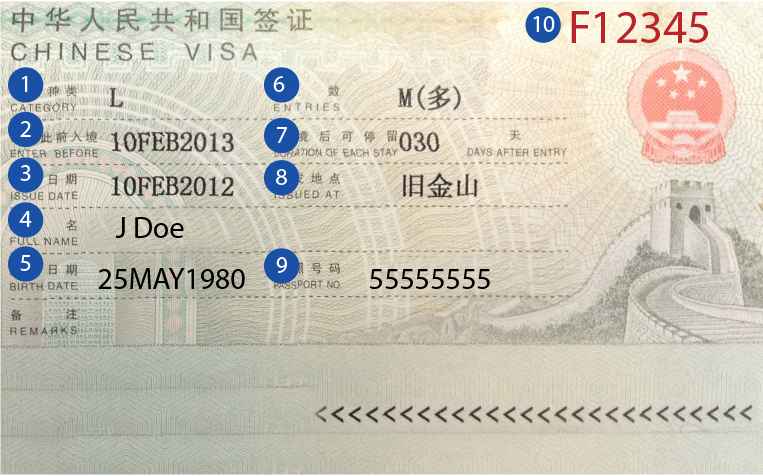 how to visit china visa